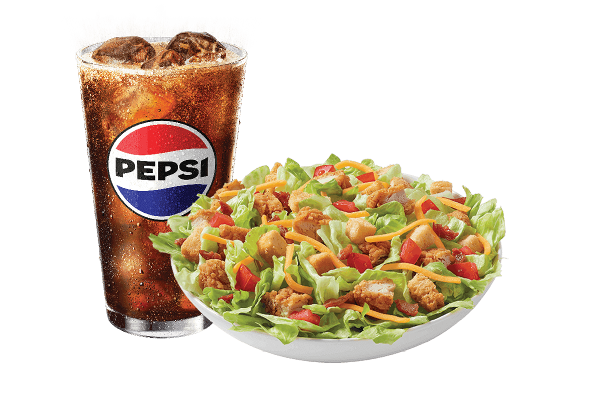 Crispy Chicken Strips Salad Bowl w/Drink