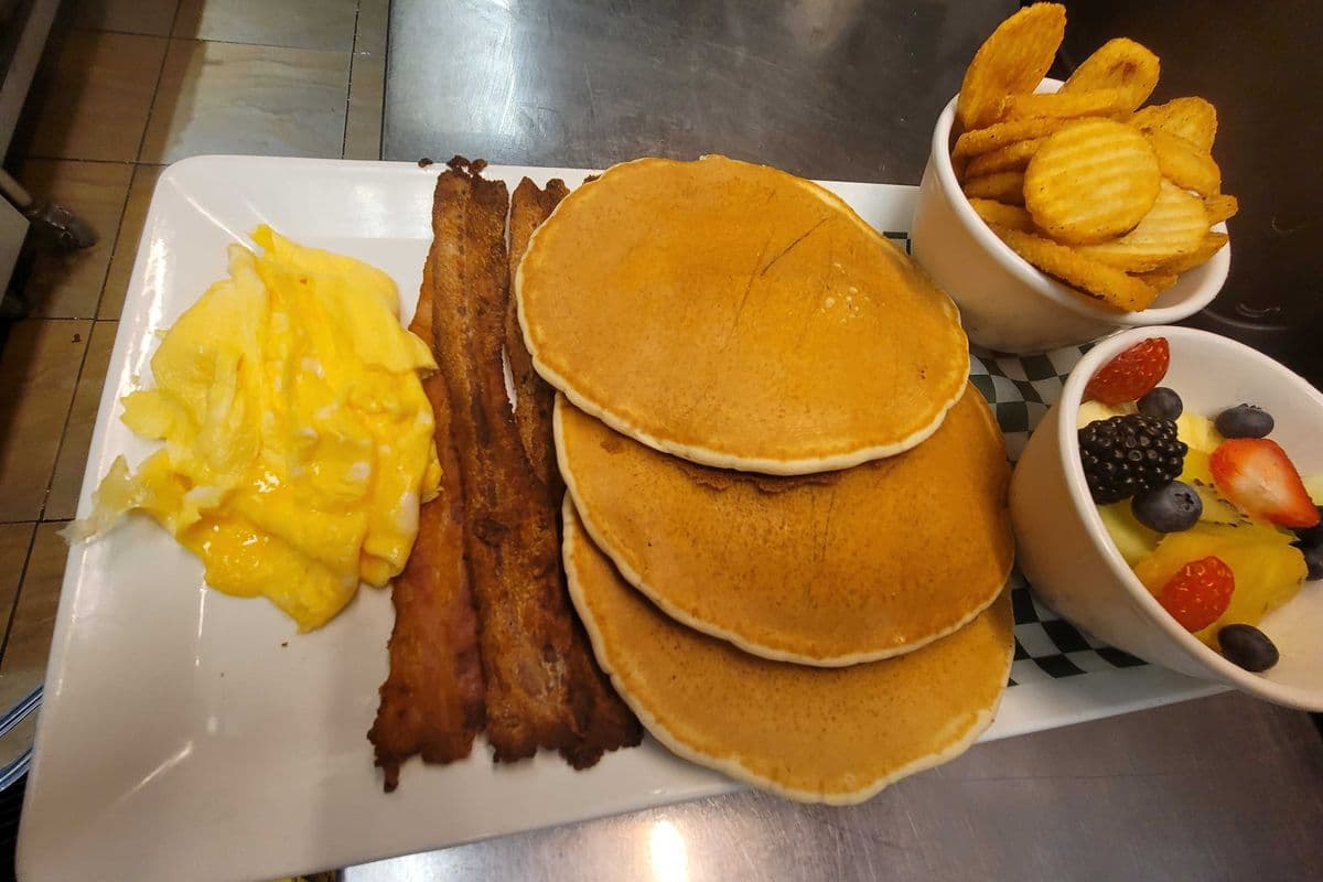 Pancakes and Eggs