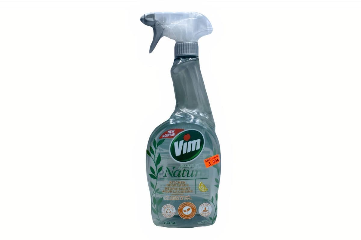 Vim dégraissant au citron pour cuisine / Nature Kitchen Degreaser Lemon (700 ml)
