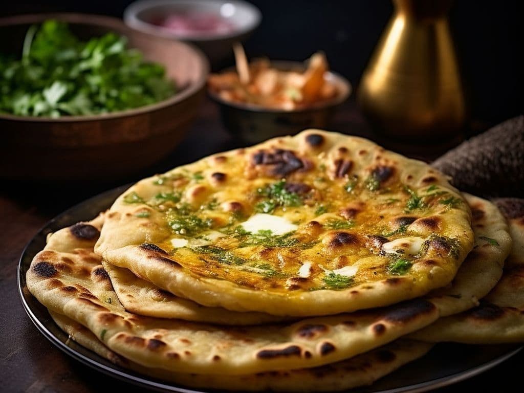Paneer Kulcha / Kulcha Au paneer