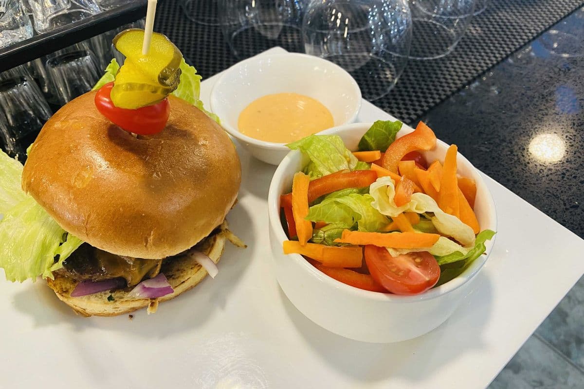 Mushroom Swiss Burger