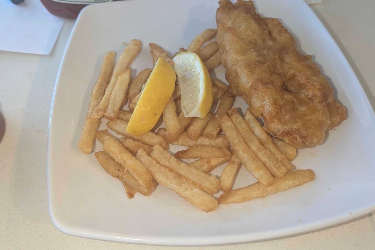 Haddock Fish with fries