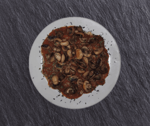 Spaghetti sauce à la viande et champignons - Complet