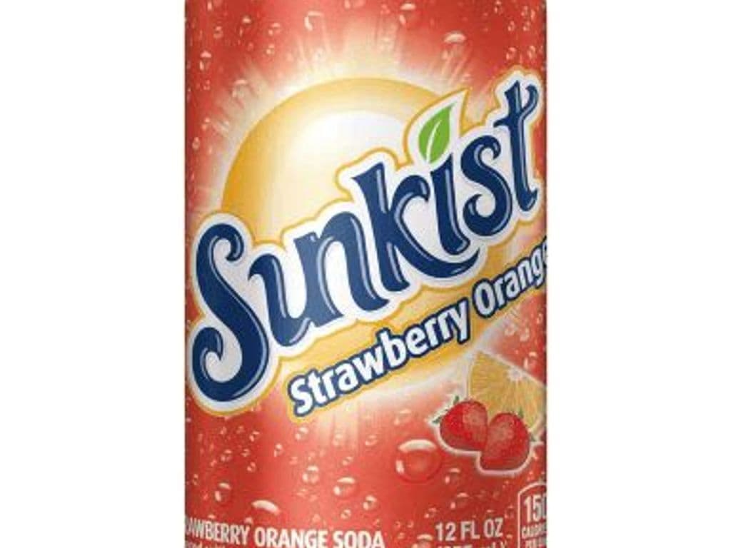 Sunkist Strawberry Orange Can
