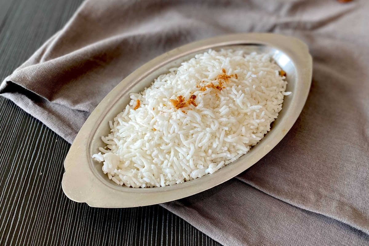 Riz basmati à la vapeur / Steamed Basmati Rice