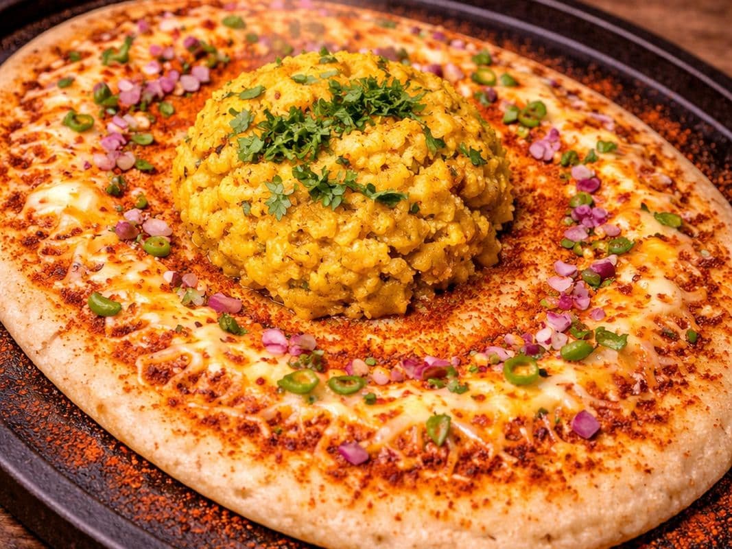 🌶Podi-Ghee-Crunchy-Cheese Masala Dosa
