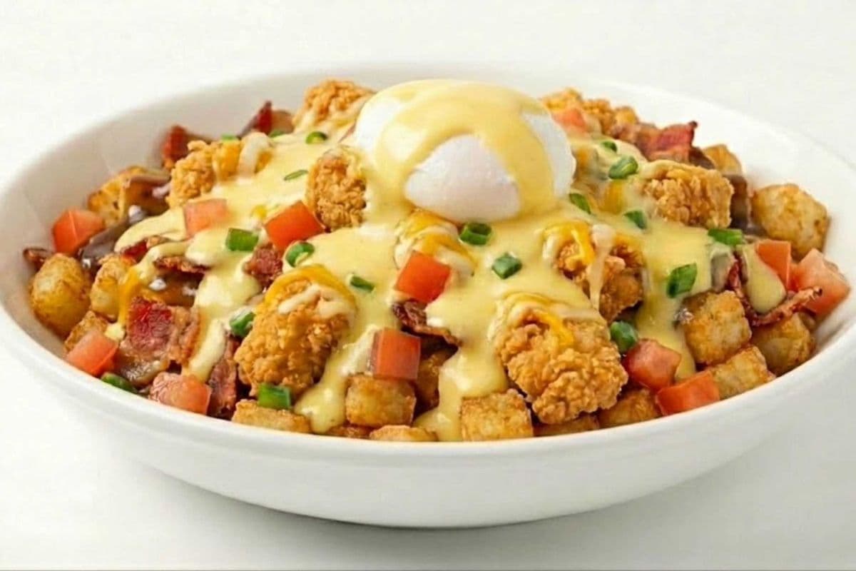 Breakfast Chicken Poutine