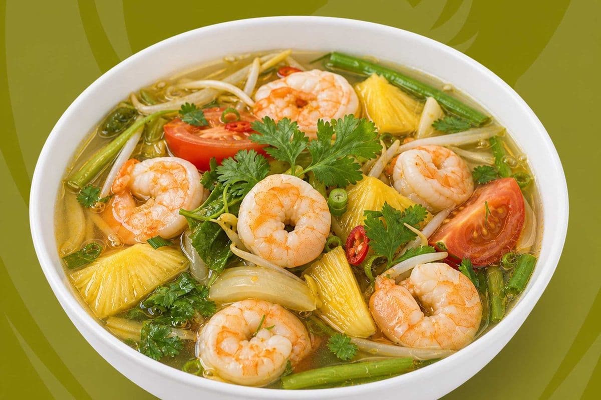 95. Sweet and Sour Shrimp Soup