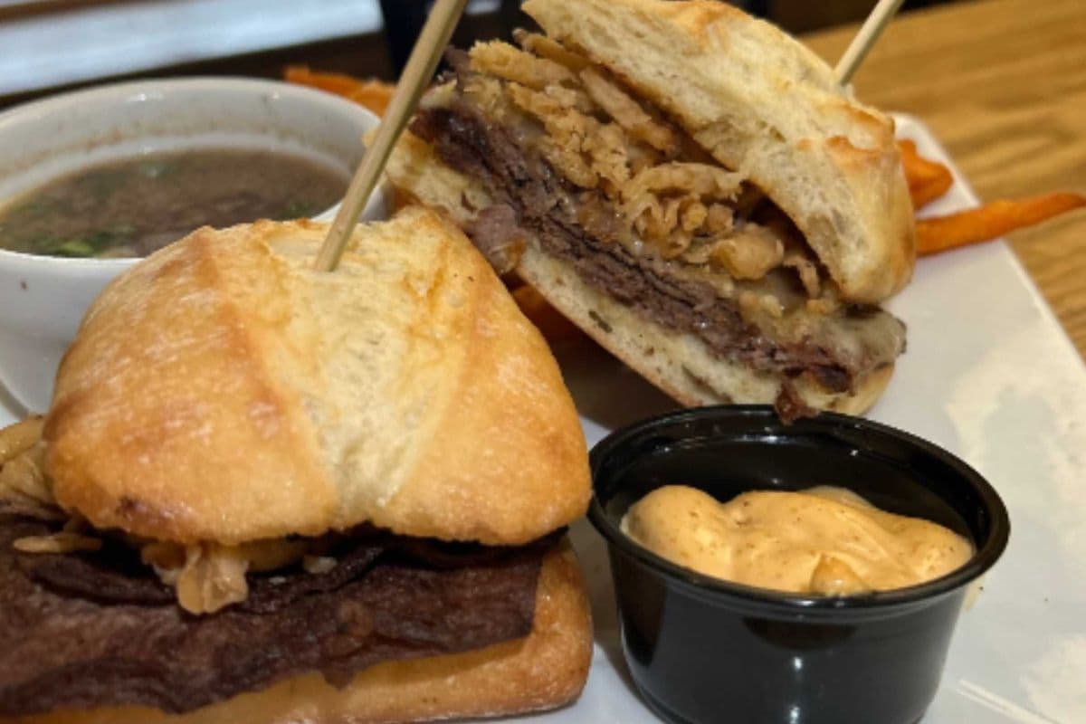 Thirsty Lion Steak Sandwich