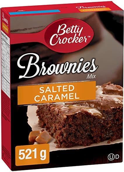 Betty Crocker Brownie Salted Caramel Mix 521g
