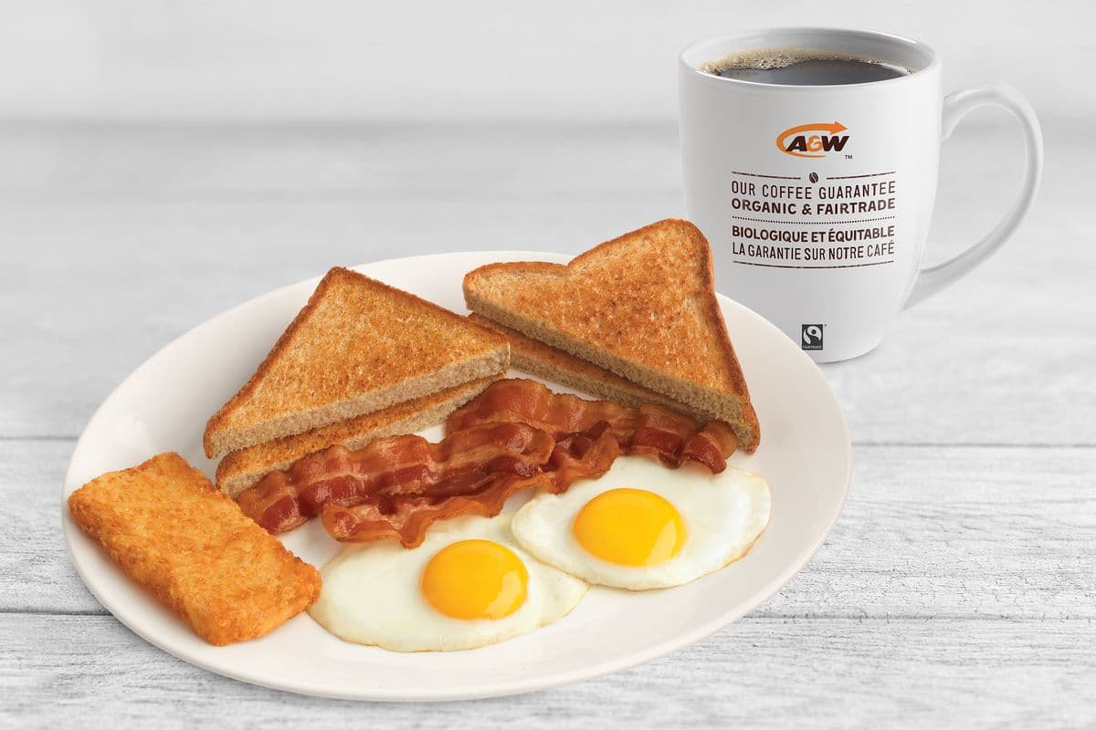 Combo petit-déjeuner classique / Classic Bacon & Eggs Combo