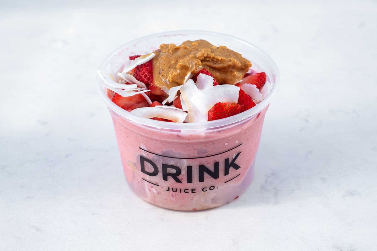 Strawberries and Cream Smoothie Bowl
