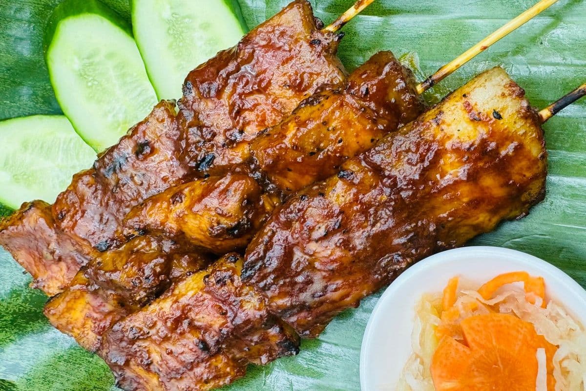 Pork Belly BBQ Skewers (2 sticks)