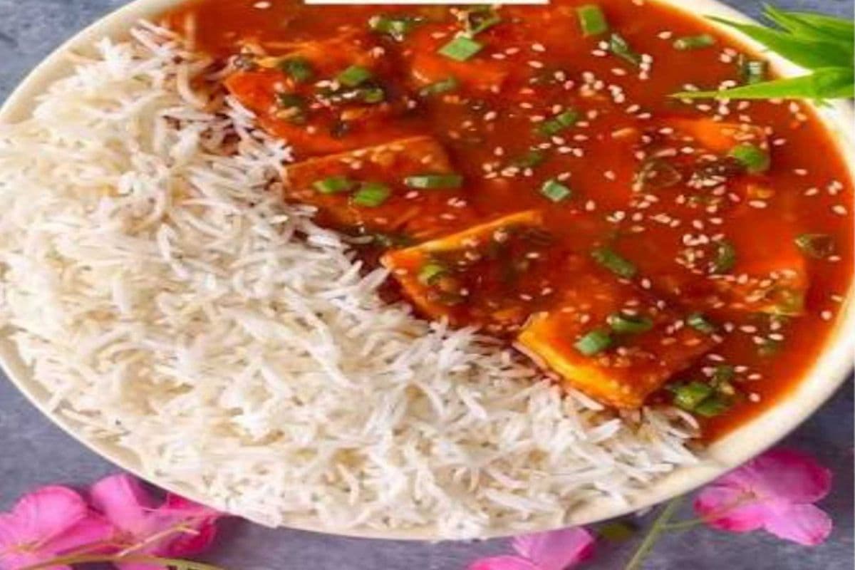 Chilli Paneer & Rice