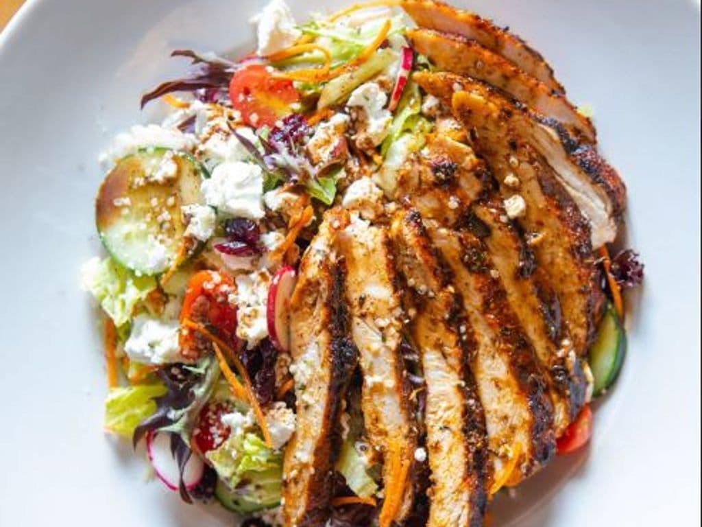 Blackened Chicken & Goat Cheese Salad