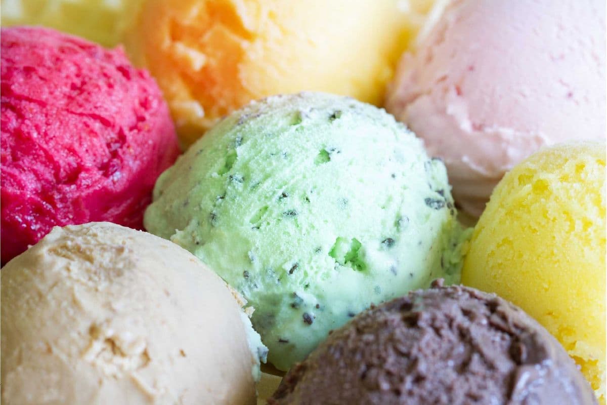 Scooped Ice Cream in Cup