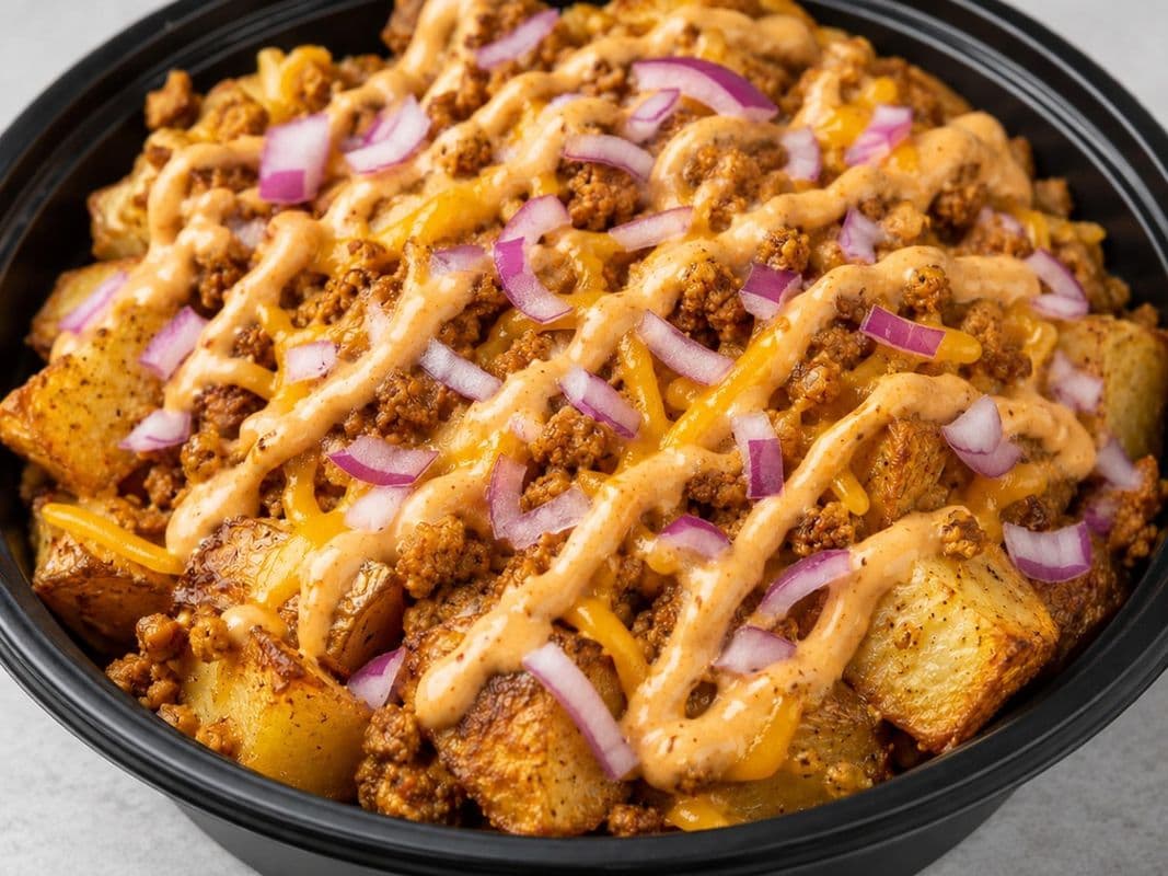 Loaded Vegan Breakfast Potato Bowl