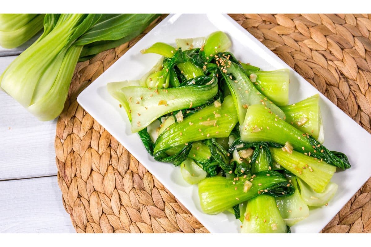 Stir-Fried Bok Choy 蒜蓉上海小白菜