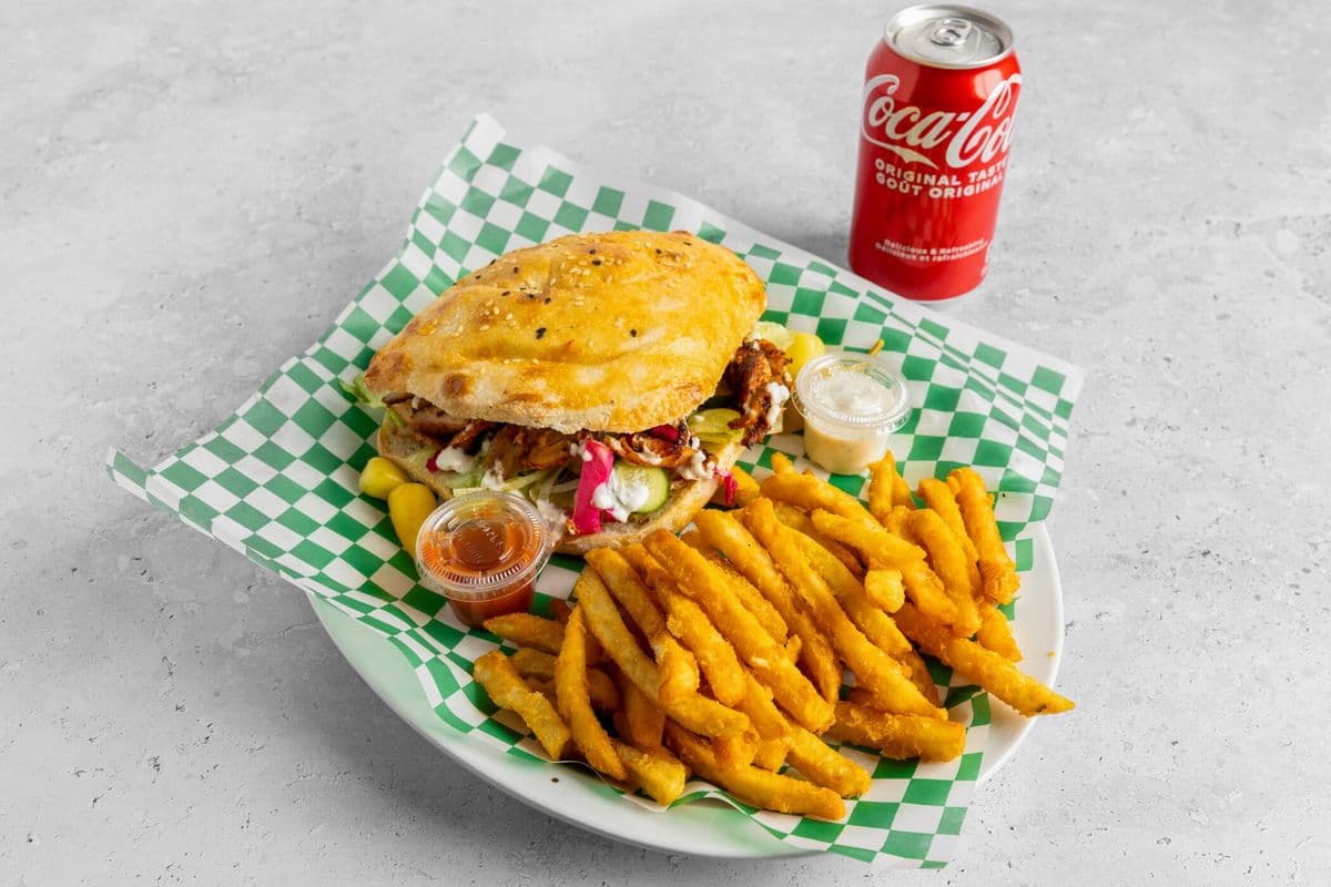 Chicken Shawarma Sandwich Combo