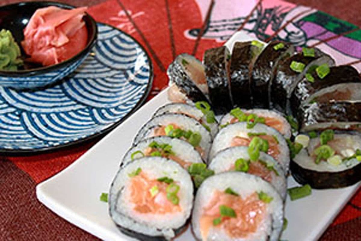 Salmon with Green Onion
