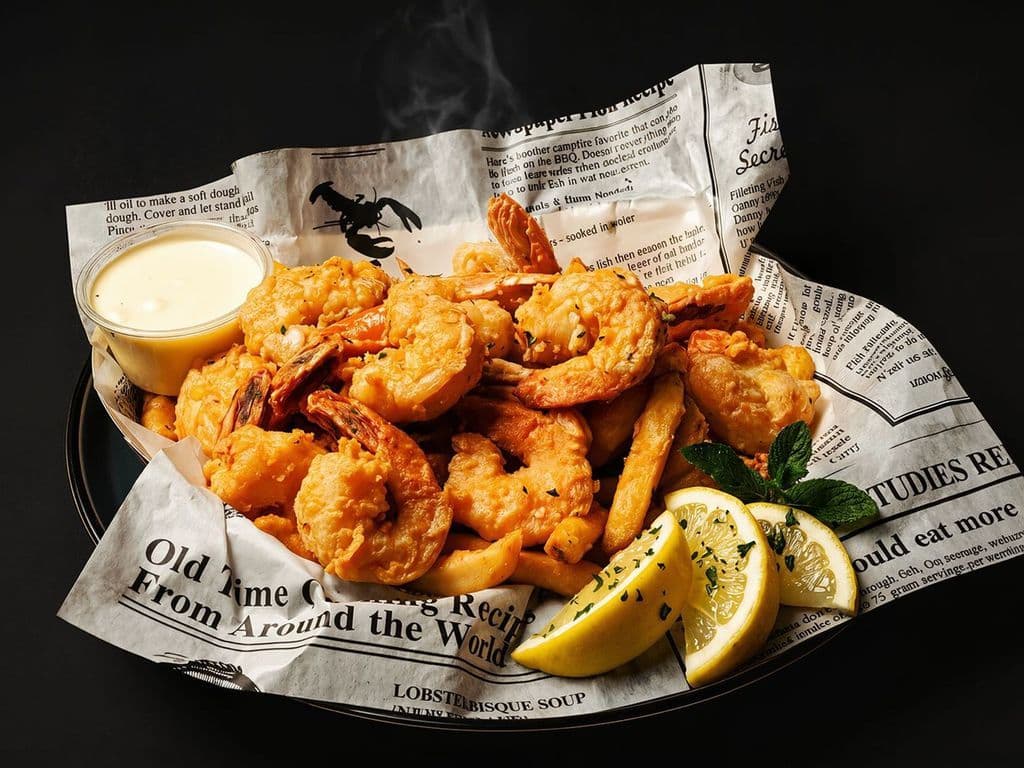 Fried Shrimp with Fries