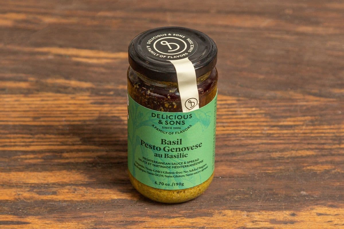 D&S Organic Basil Pesto Genovese au Basilic (190 g)