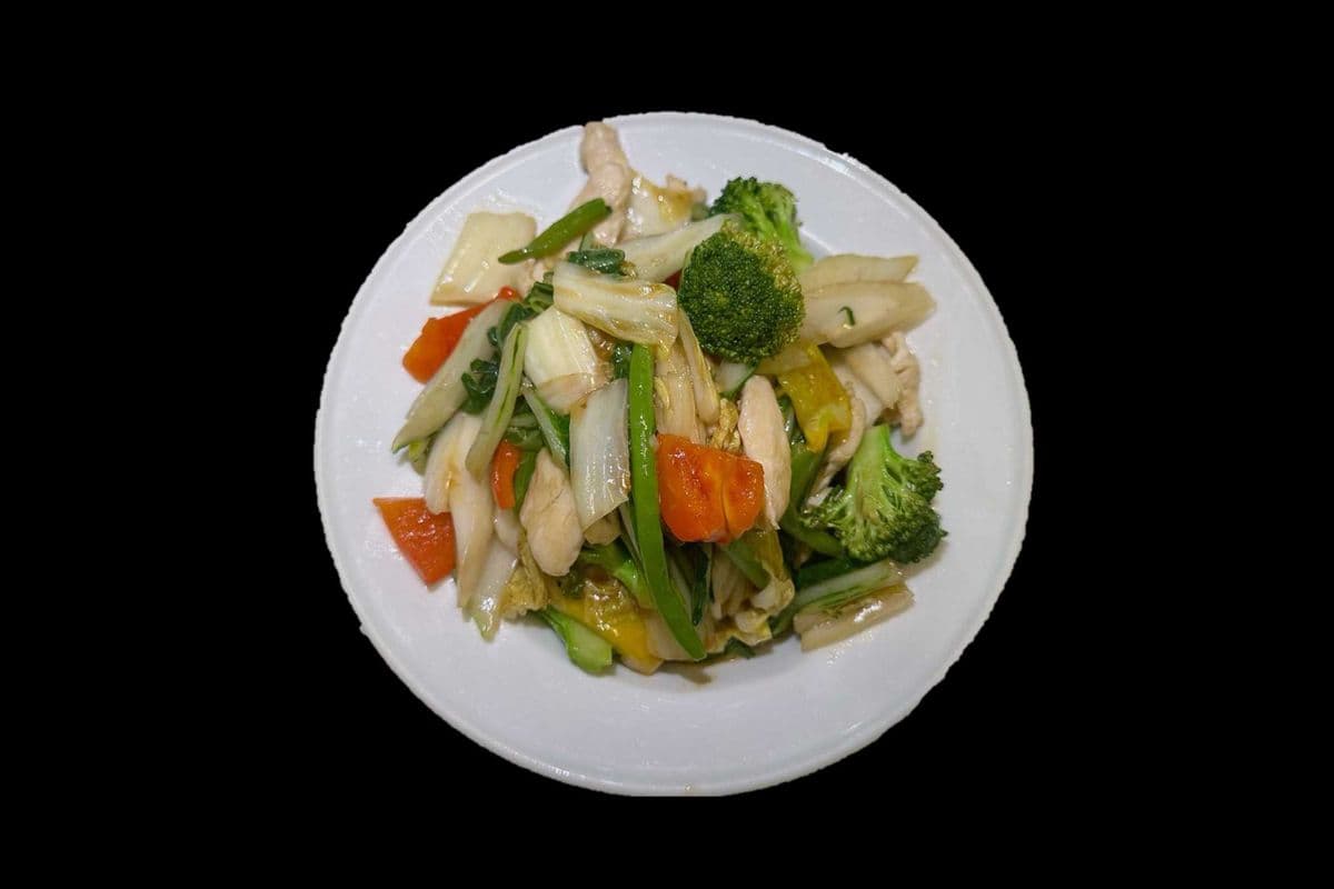 Vegetable Stir Fry with Chicken