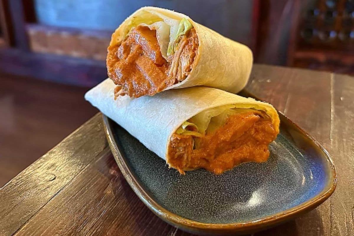 Butter Chicken Wrap!