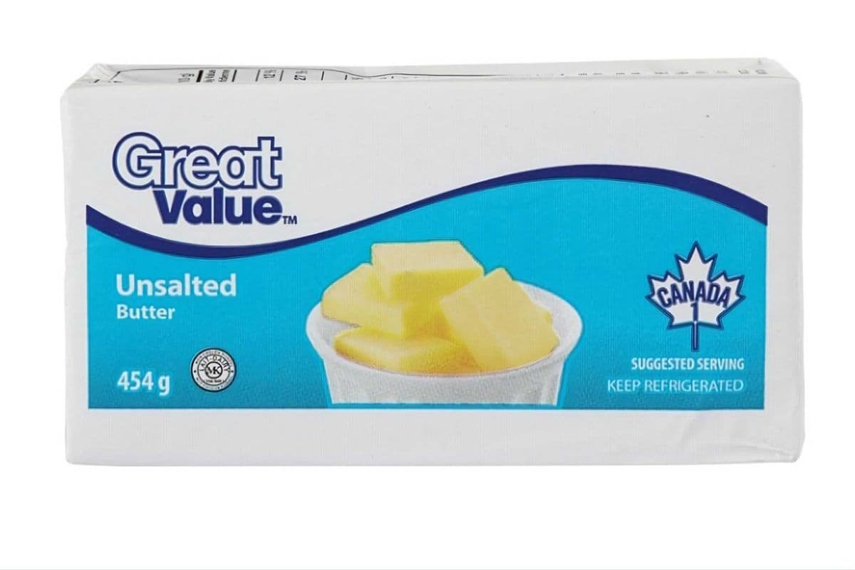 Great Value Unsalted Butter (454 g)