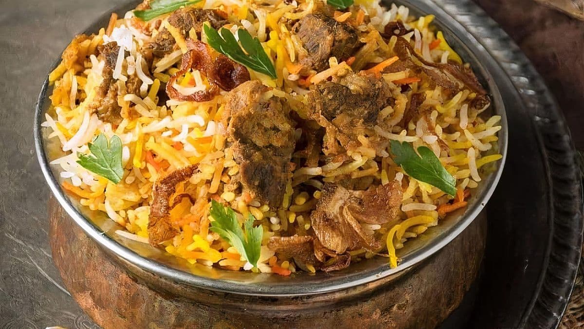 Best Mini Goat Biryani/Raita/Pappad Special