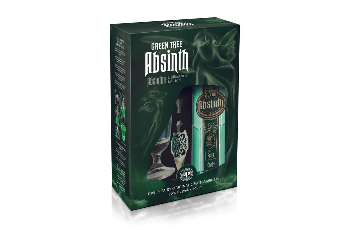Absinthe Strong 70% & Ritual Spoon/Glass - Absinthe Collector's Edition (1 x 500 ml)