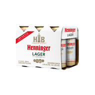 Henninger Lager (6 Can x 500 mL)