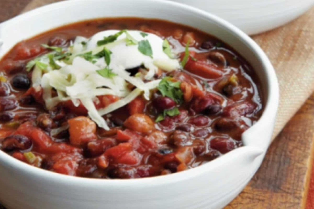 Triple Bean Veggie Chili