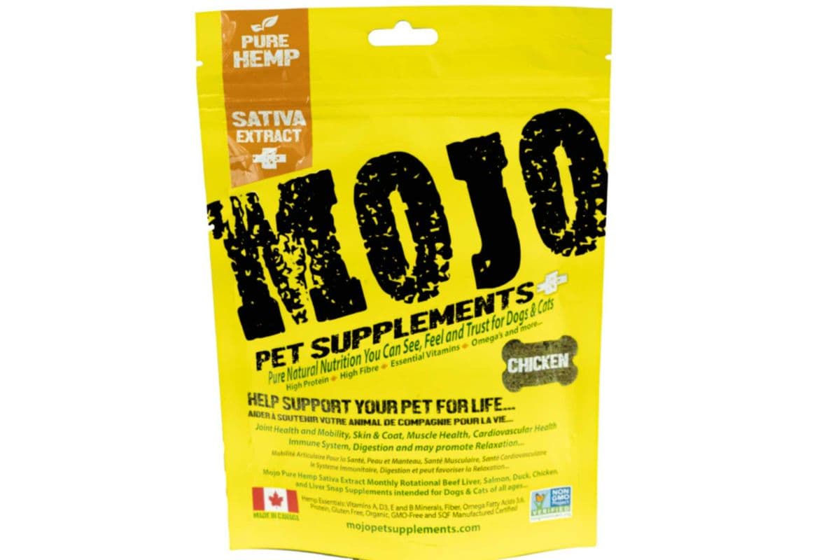 Mojo Pet Supplements Hemp Sativa Chewable Tablets –Chicken
