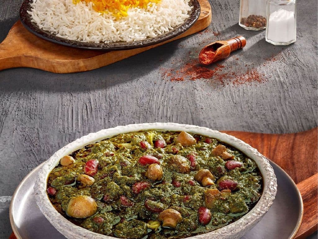 Ghormeh Sabzi Stew (Veggie)قورمه سبزی