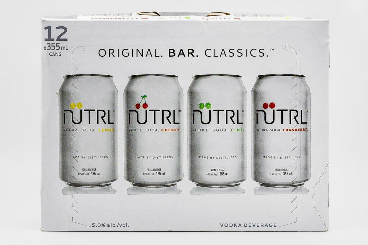 Nutrl Bar Classic Mixer Pack (12 x 355 ml)