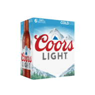 Coors Light (6 Bottle x 341 mL)