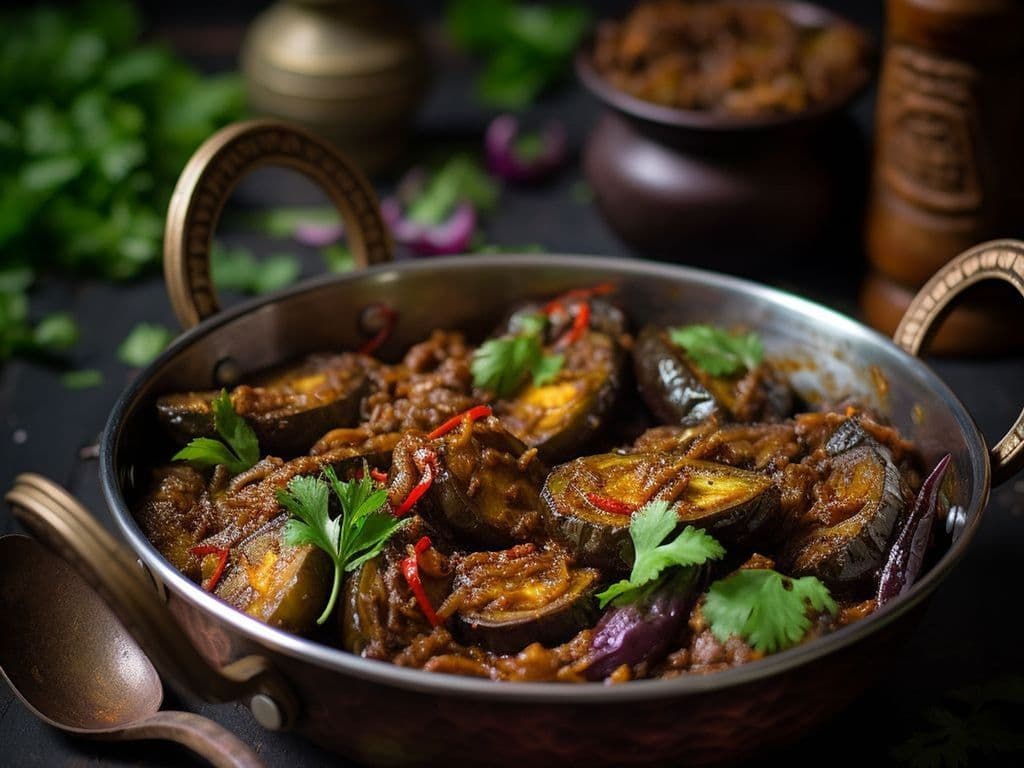 Bagara Baingan (Gutti Vankaya) / Egg Plant / Aubergine