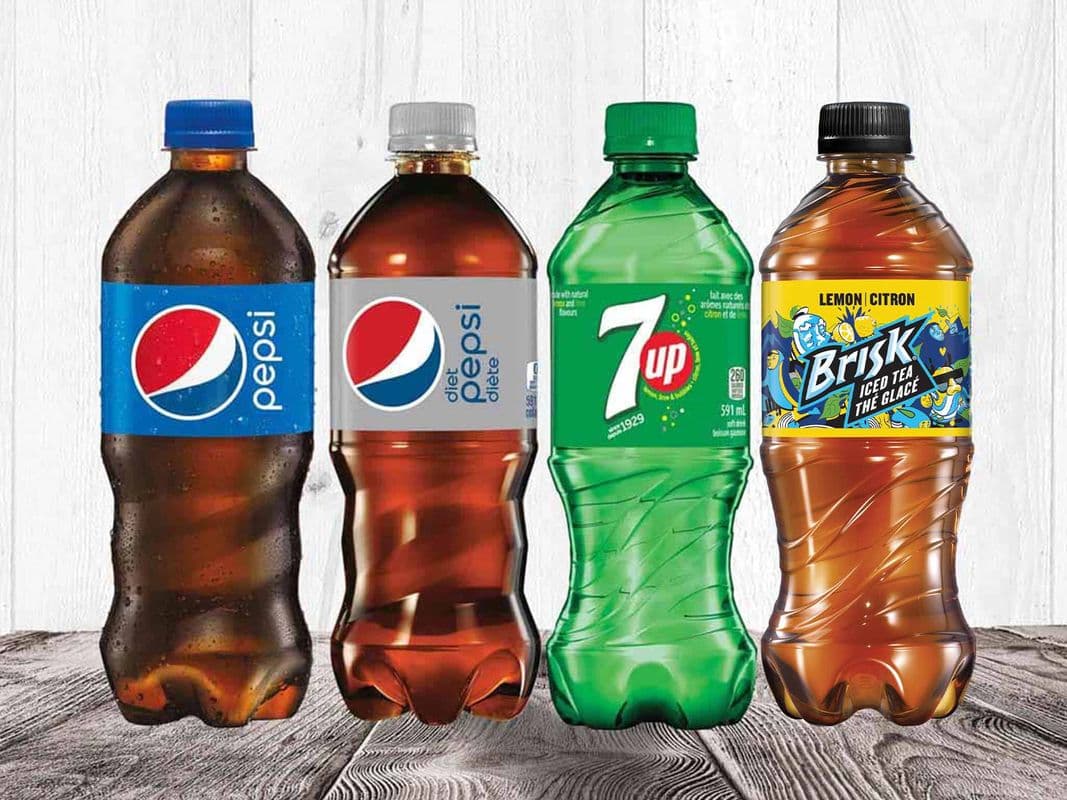 4 Soft Drink Bottles