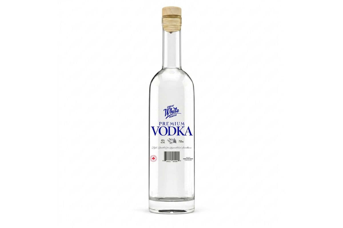 GREAT WHITE NORTH VODKA 40% (750ML) (1 x 750ML)