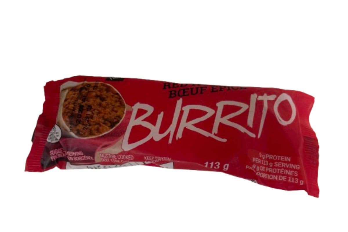 Tinas red hot beef burrito