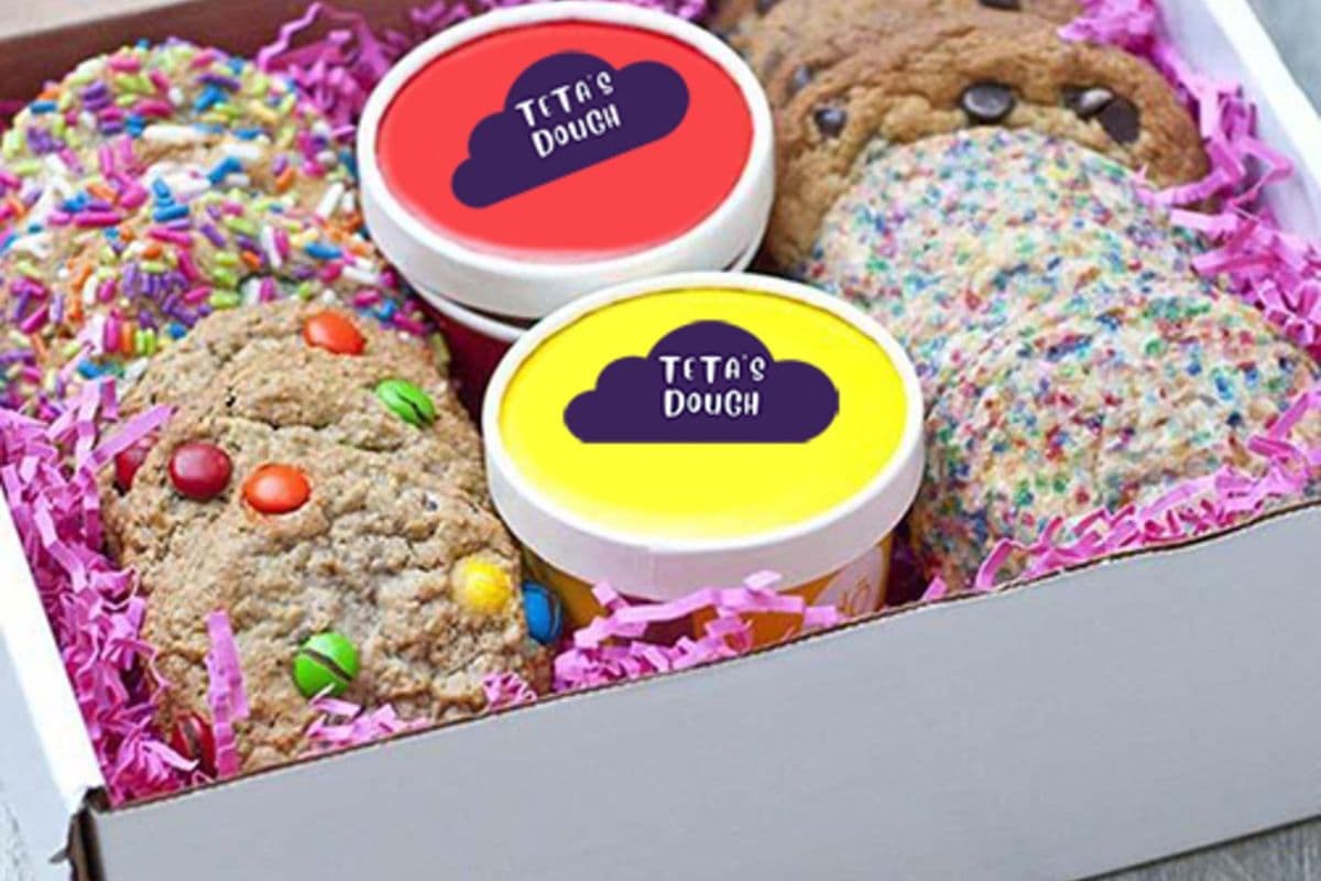 Variety Pack Cookie Box & Edible Cookie Dough Bundle