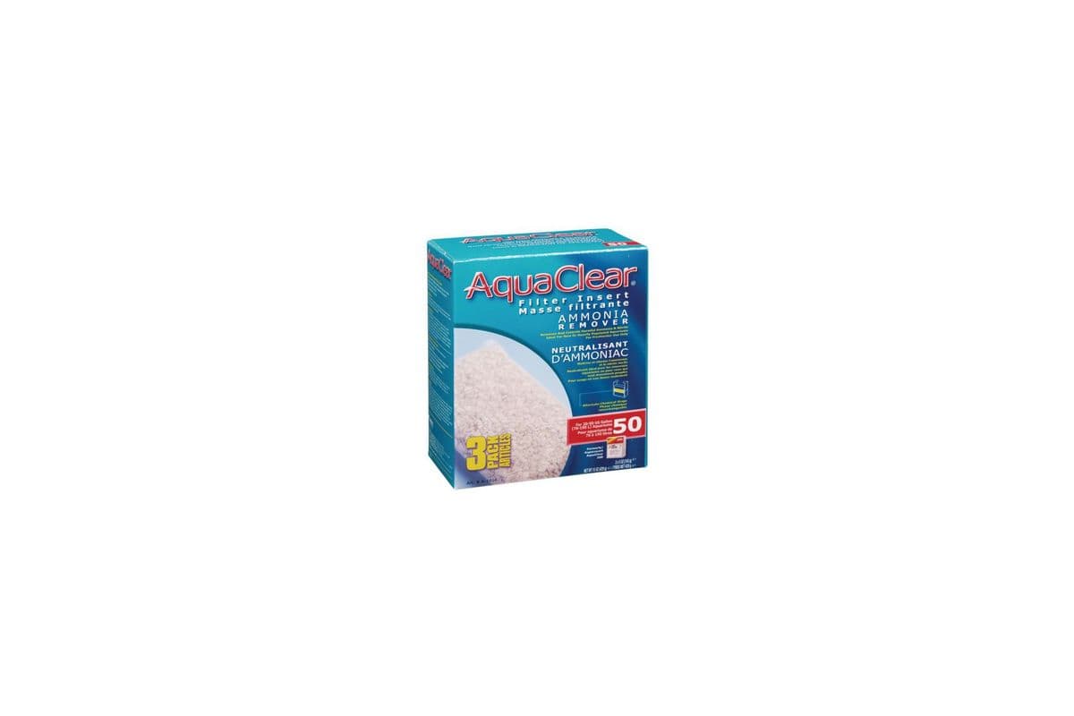 Hagen Ammonia Remover Filter Insert for AquaClear 50/200 - 3 pk