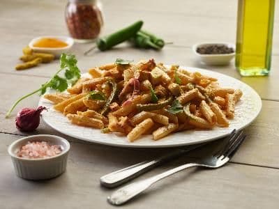 Shahi Paneer Pasta Twist