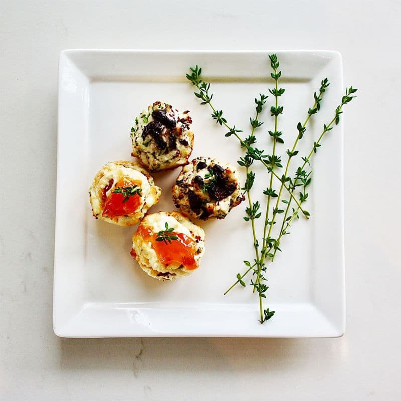 Goat Cheese Tarts with Apricot