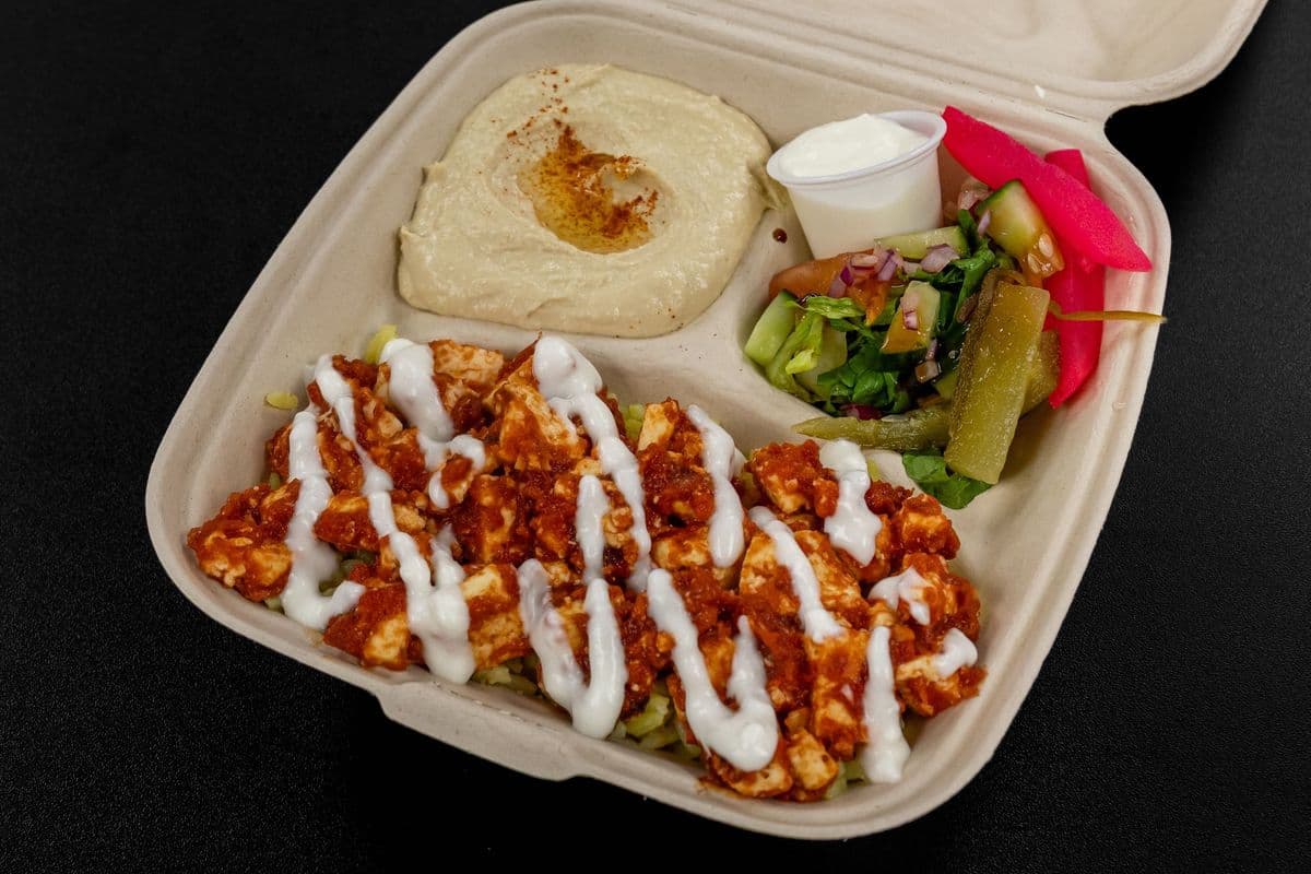 Paneer Shawarma on the Rice