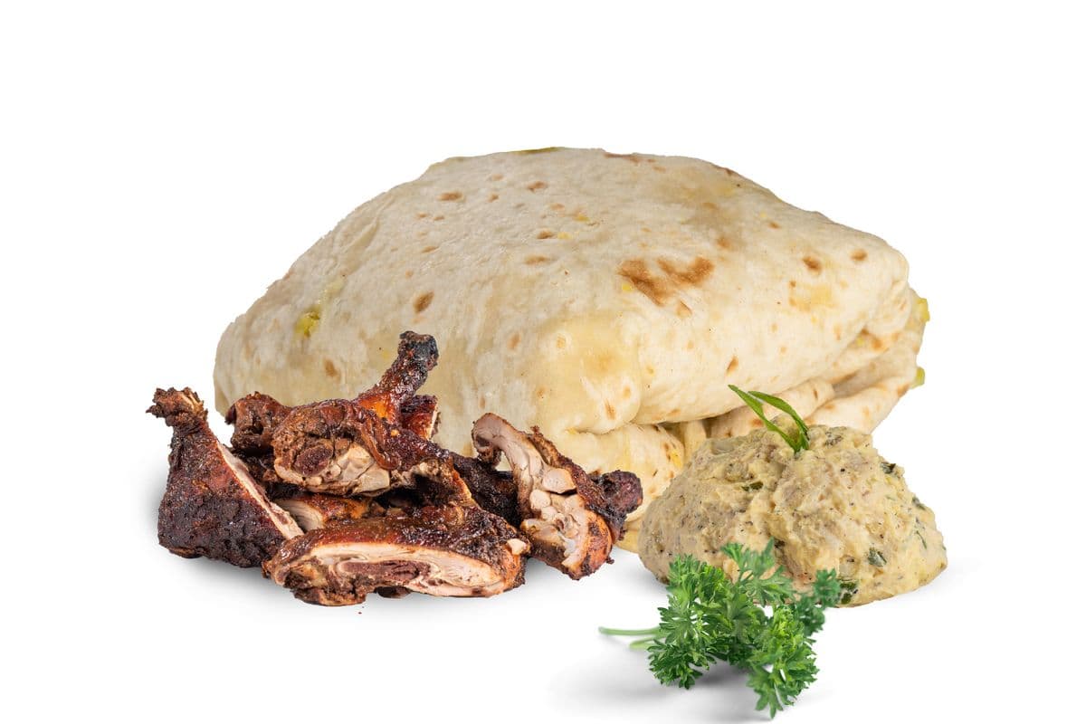 Jerk Chicken Roti