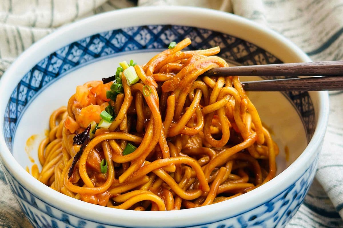 scallion oil noodles葱油面