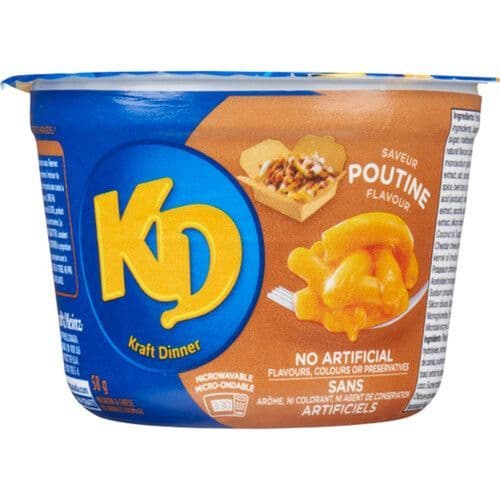 Kraft Dinner Noodle Cup Poutine 58g