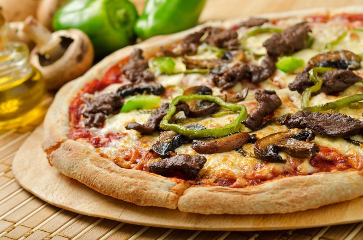 Medium Philly Steak Pizza